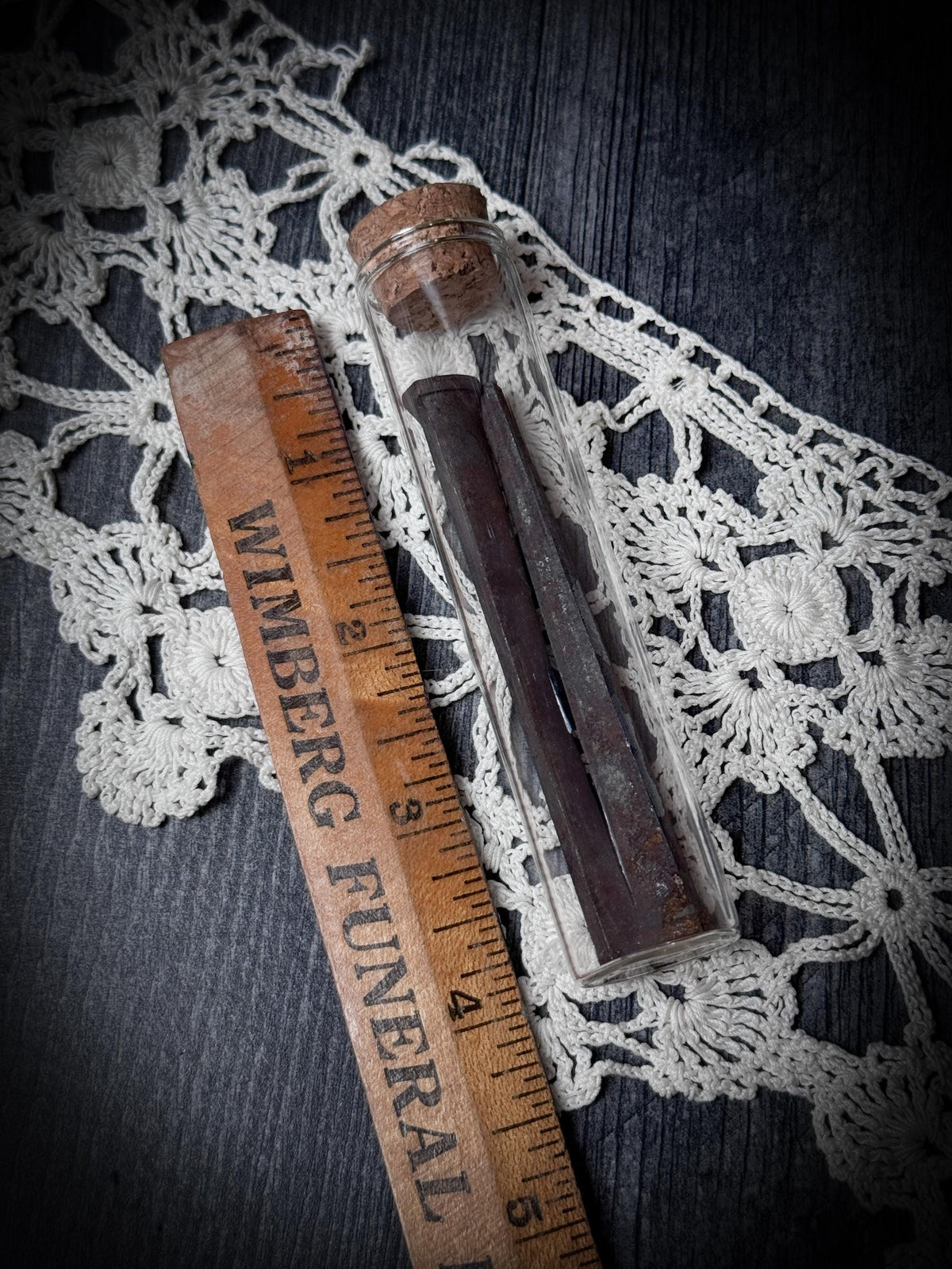 Antique "Coffin" Nail Curiosity Bottle