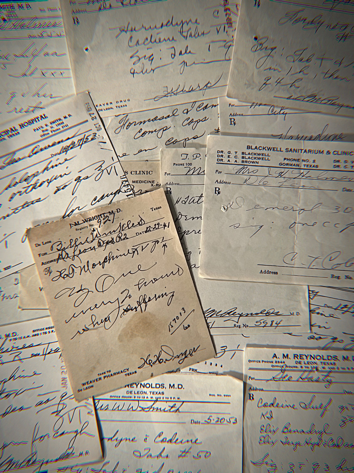 Antique Handwritten Prescriptions