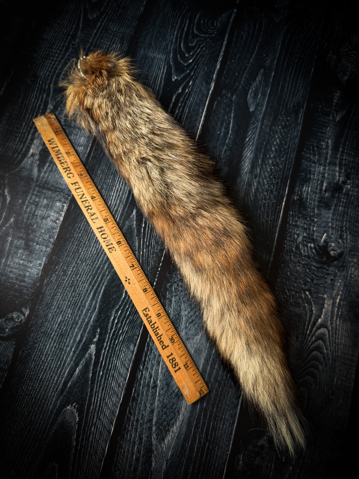 Authentic Fur Red Fox Tail