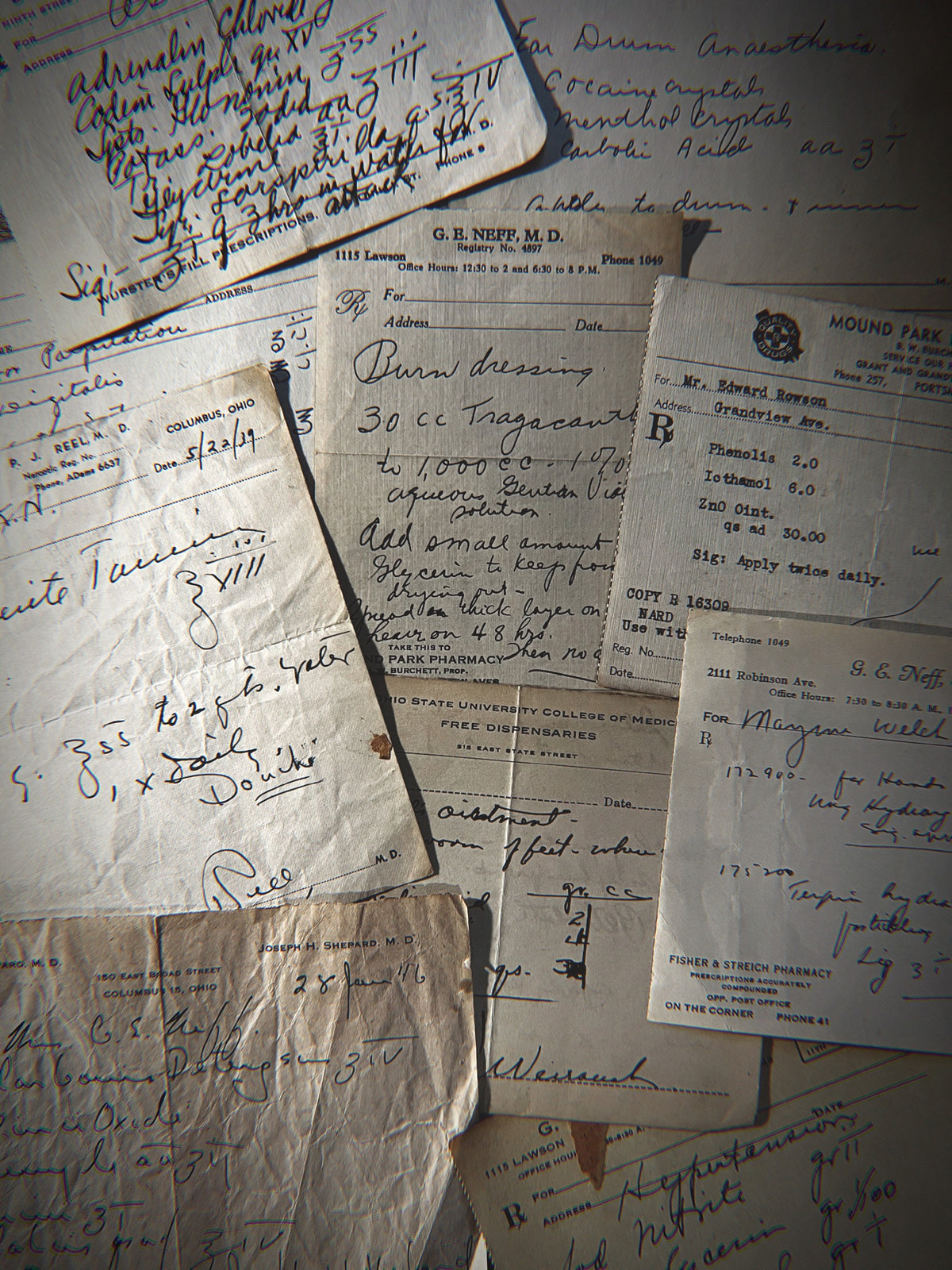 Antique Handwritten Prescriptions