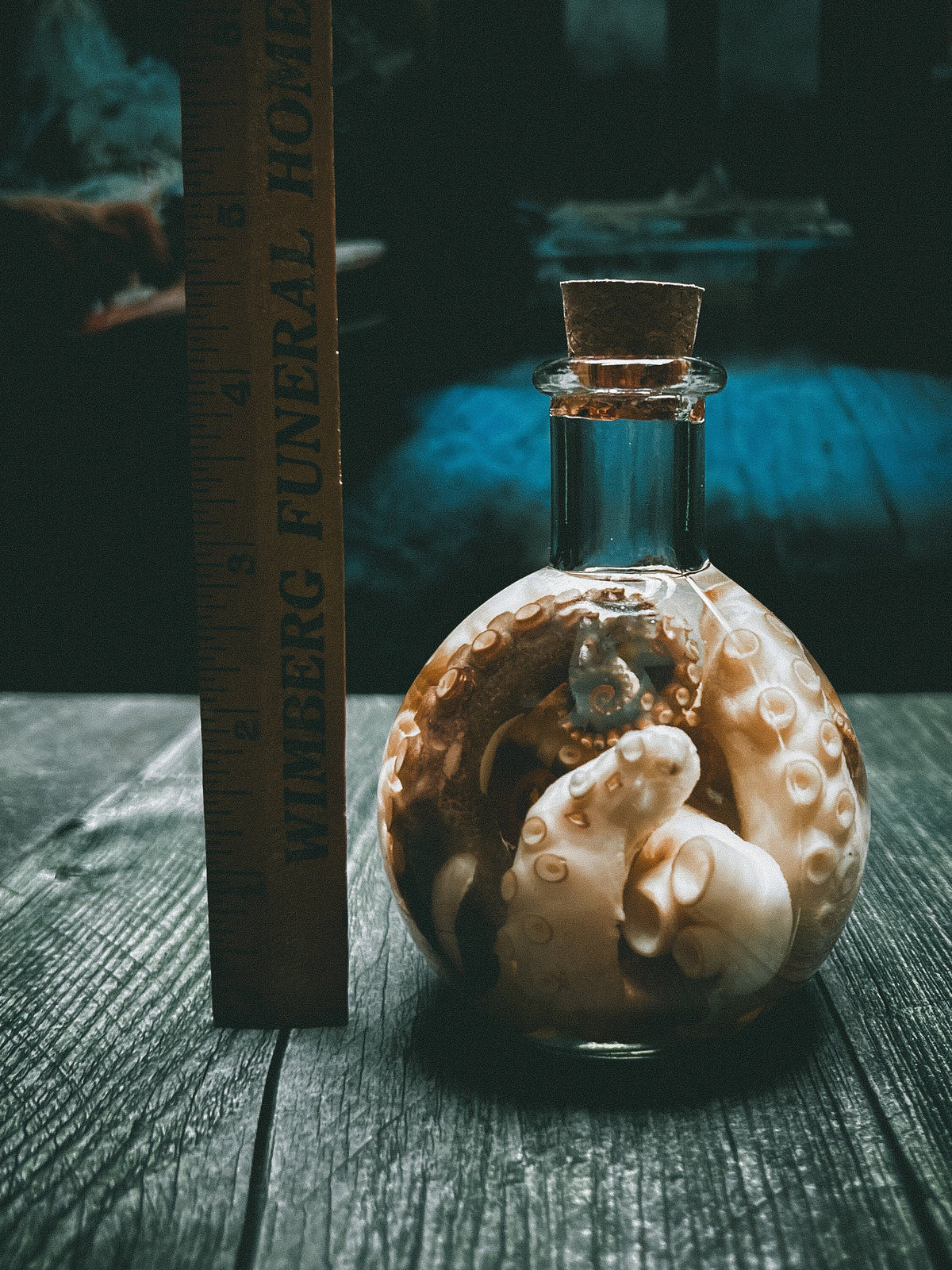 Octopus Tentacle Wet Specimen Potion Bottle