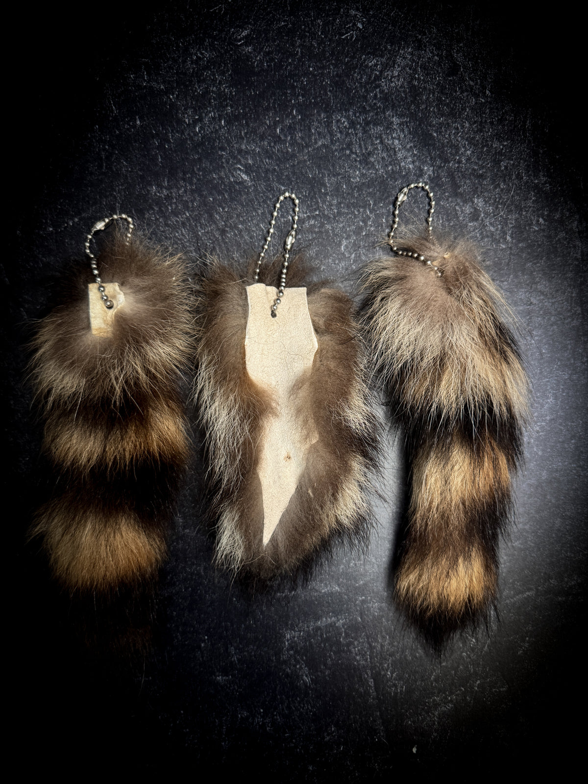 Authentic Fur Raccoon Tail