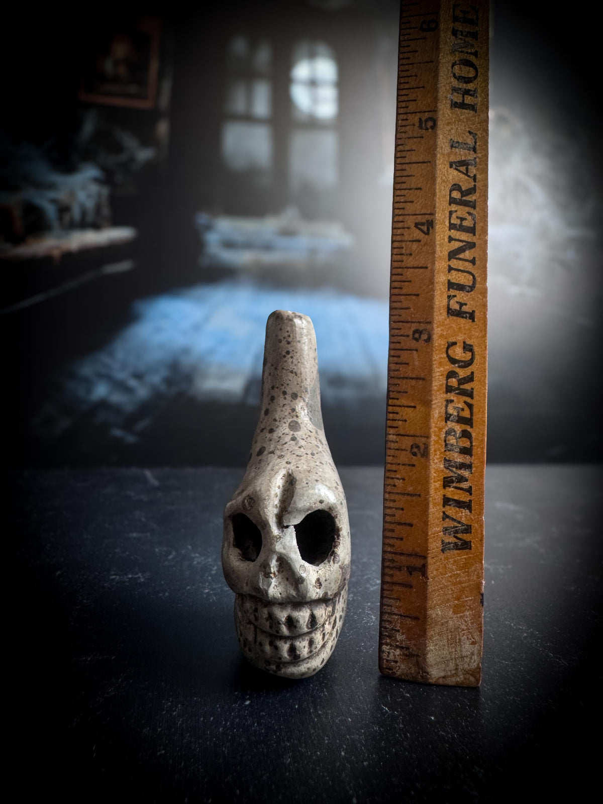 Handmade Clay Mini Aztec Death Whistle