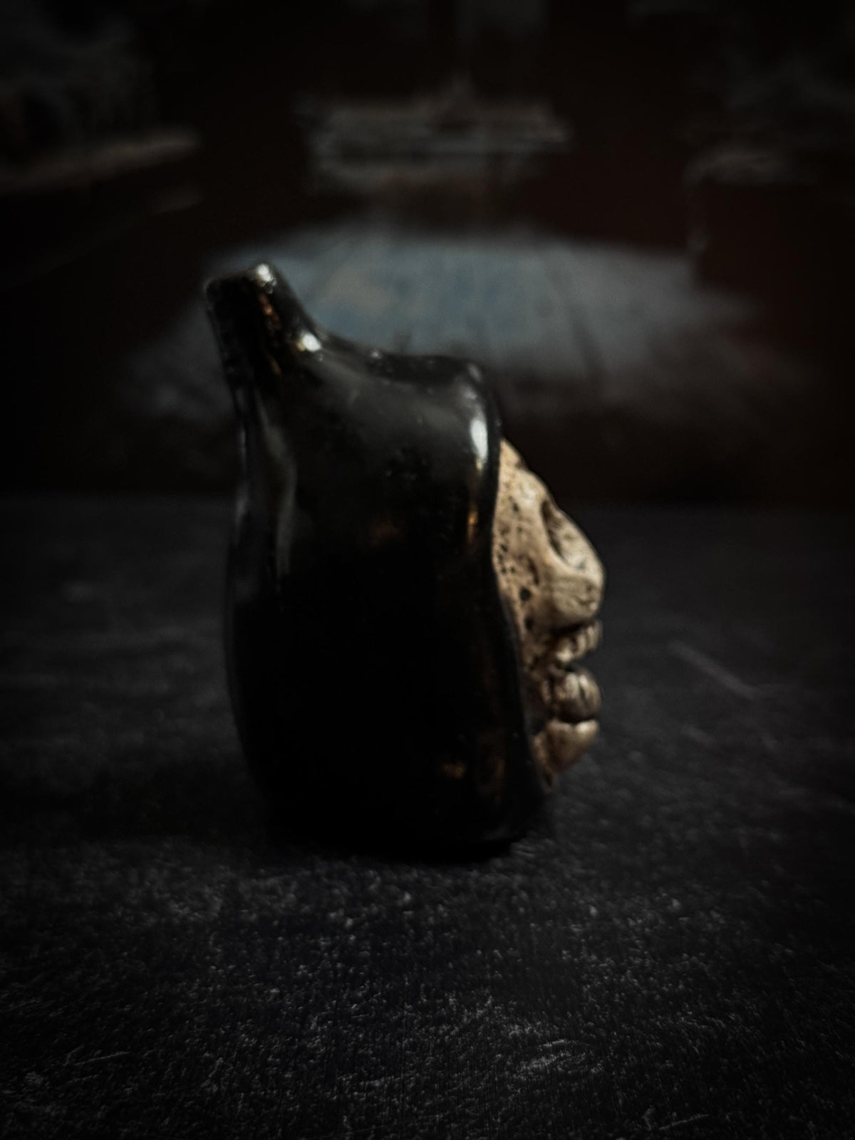 Handmade Clay Reaper Aztec Death Whistle