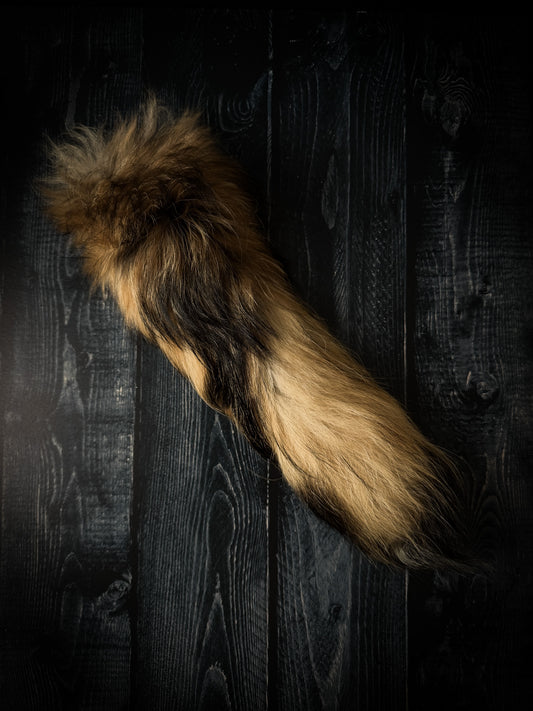 Authentic Fur Finn Raccoon Tail