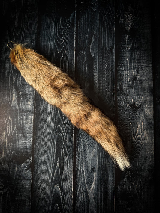 Authentic Fur Red Fox Tail