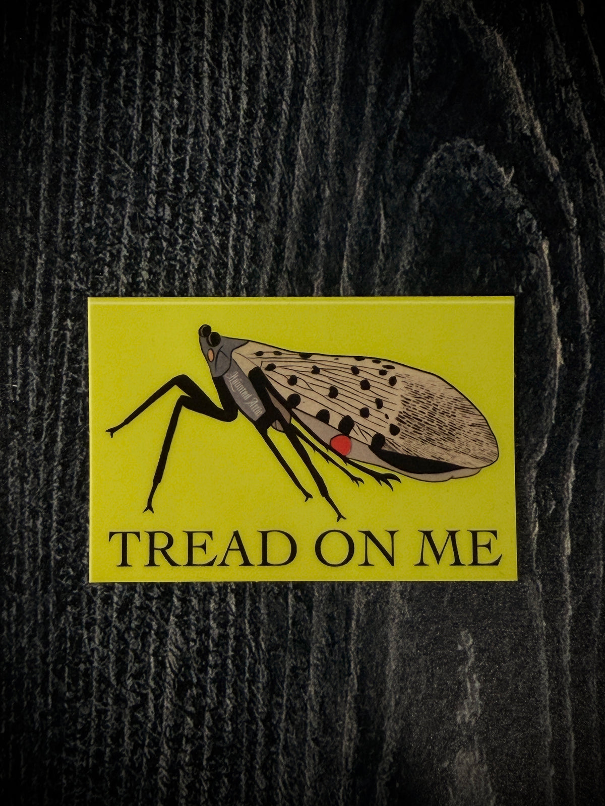Tread on Me Lantern Fly Sticker