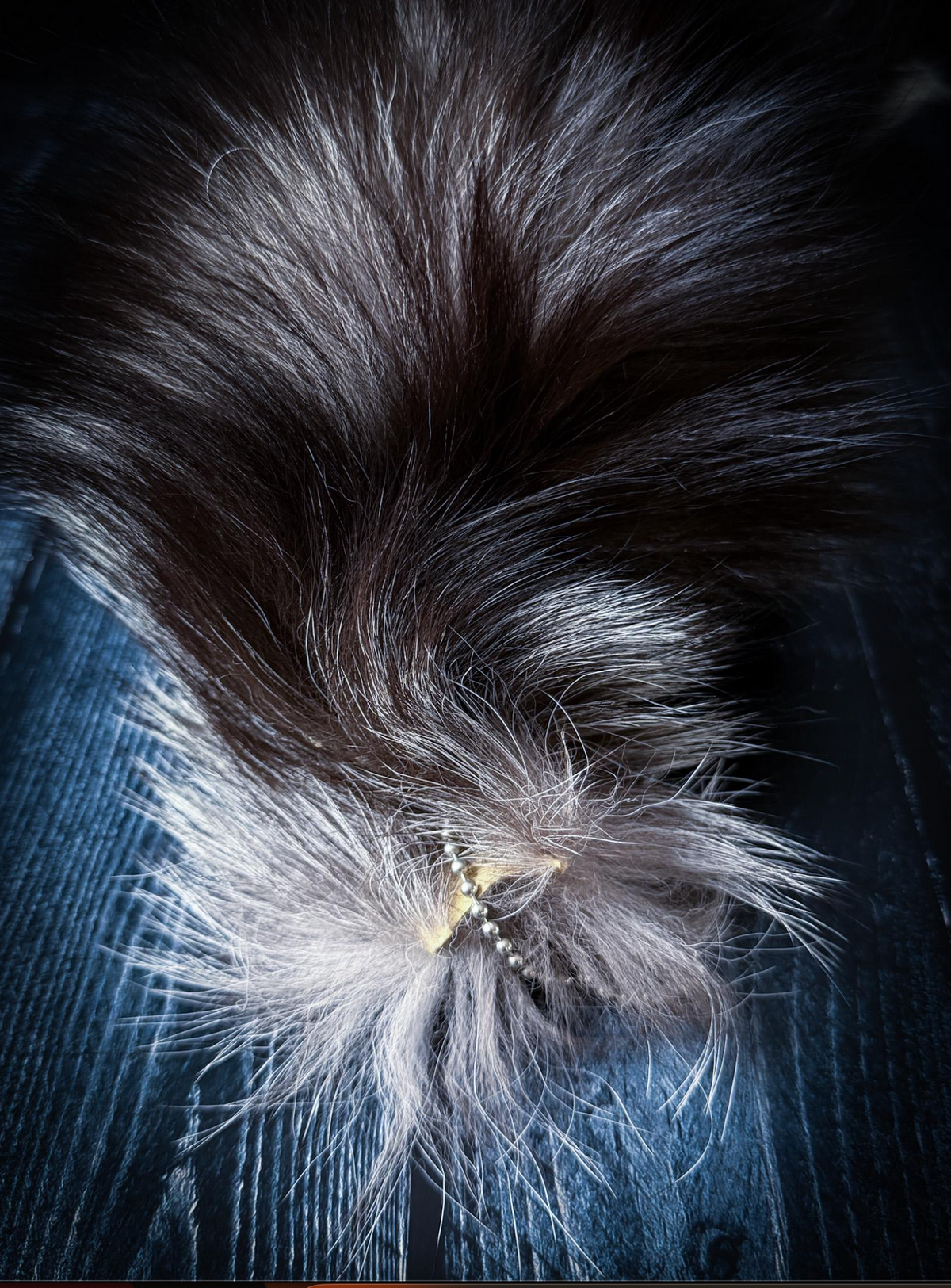 Authentic Fur Silver Fox Tail