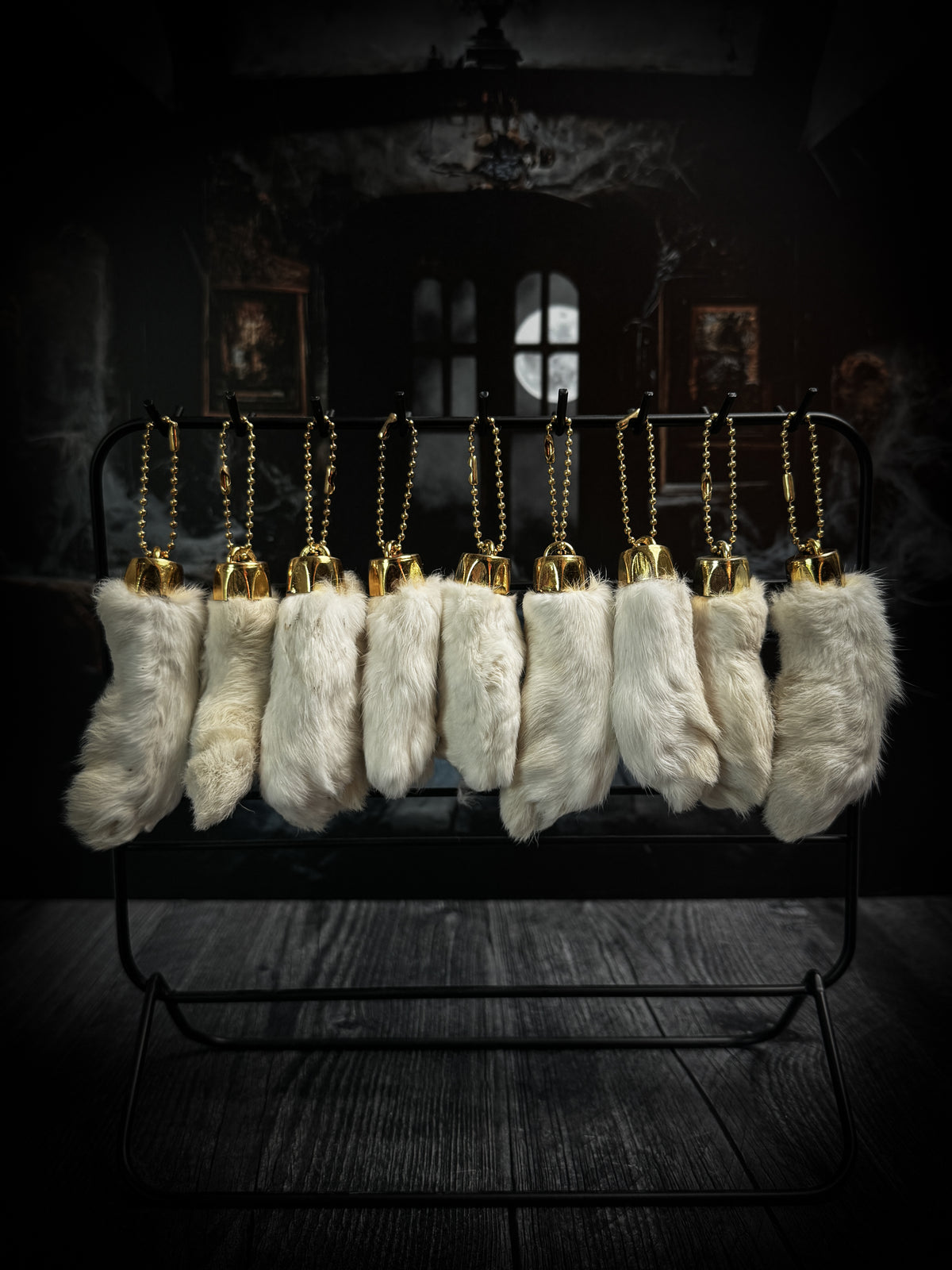 Rabbit Foot Keychain